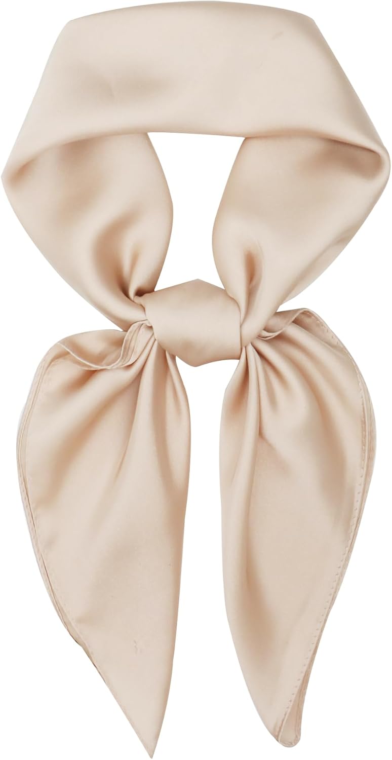 vimate Head Scarf for Women Hair 27'' Square Satin Silk Feeling Bnadana Neck Scarf Handbag Accessories Etc - Image 3